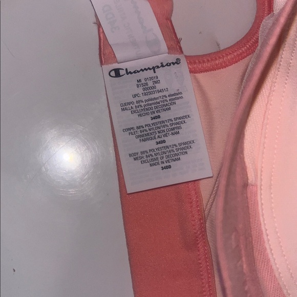 NWT 34DD Champion Sports Bra - Picture 7 of 7